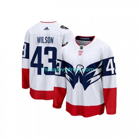 Pánské Hokejový Dres Washington Capitals Tom Wilson 43 Adidas 2023 NHL Stadium Series Bílý Authentic